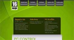 Desktop Screenshot of 16up.cz