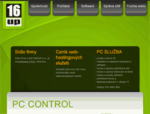 Tablet Screenshot of 16up.cz